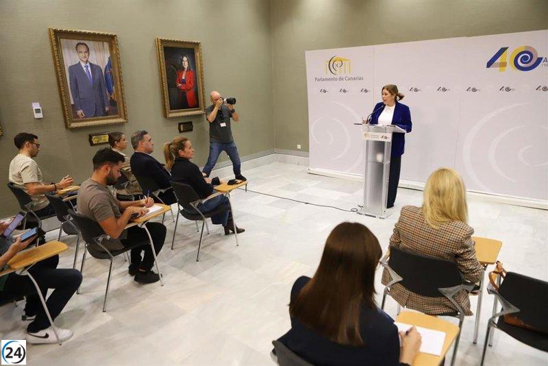 El Parlamento de Canarias celebra el 8M con eventos para promover la solidaridad en la lucha feminista.