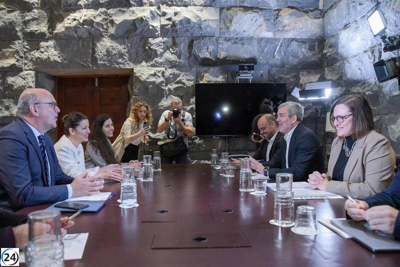 Pestana afirma que el Gobierno buscará una norma adecuada para el traslado de menores migrantes.