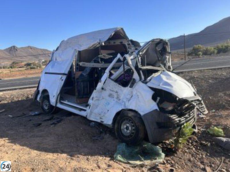 Once personas heridas, dos de gravedad, tras accidente en Fuerteventura.
