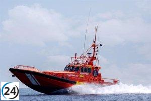 Rescate de 85 migrantes por Salvamento Marítimo cerca de Gran Canaria.