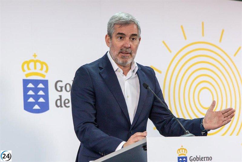 Clavijo advierte de graves consecuencias en Canarias si no se cierra el acuerdo de derivación de menores migrantes.
