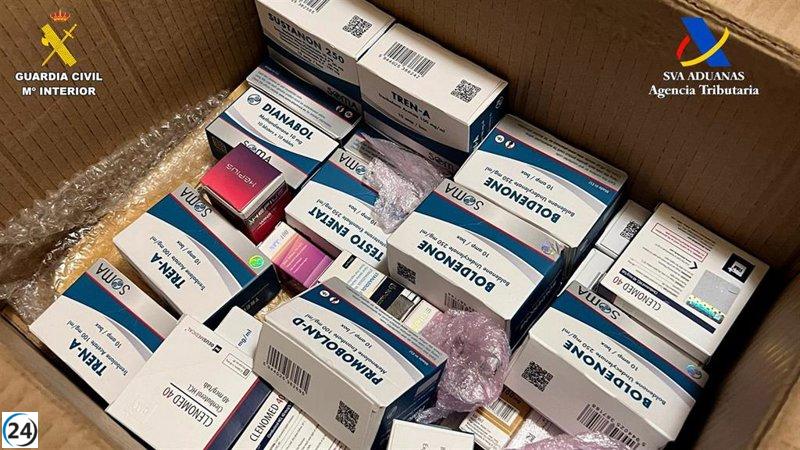 Cuatro arrestados en Tenerife por contrabando de esteroides.