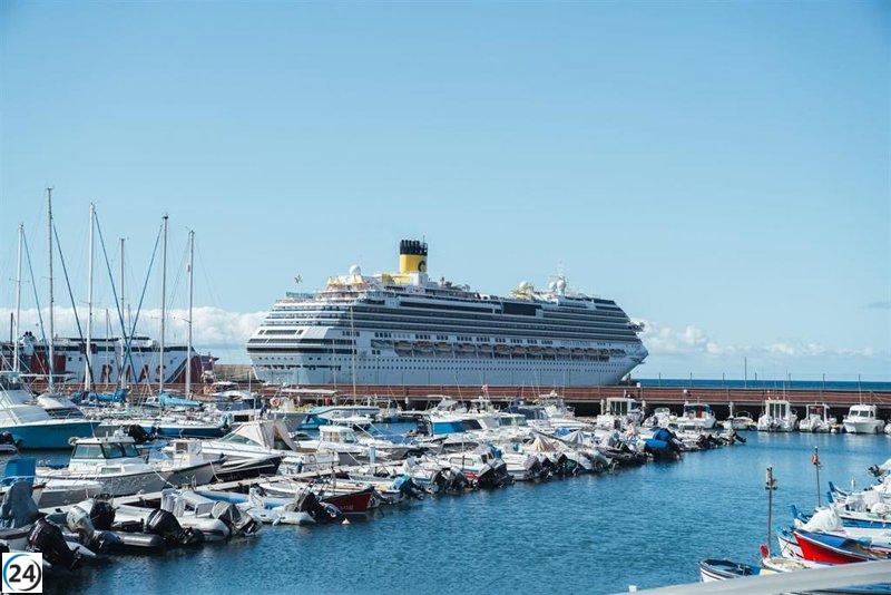 La temporada de cruceros en La Gomera finaliza con récord de 100.000 pasajeros.