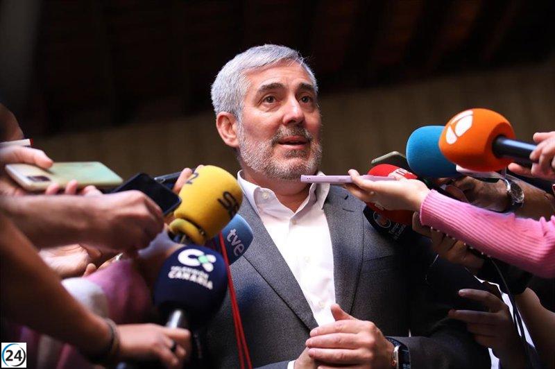 Clavijo confía en el acuerdo sobre menores migrantes y espera su aprobación en el Congreso.