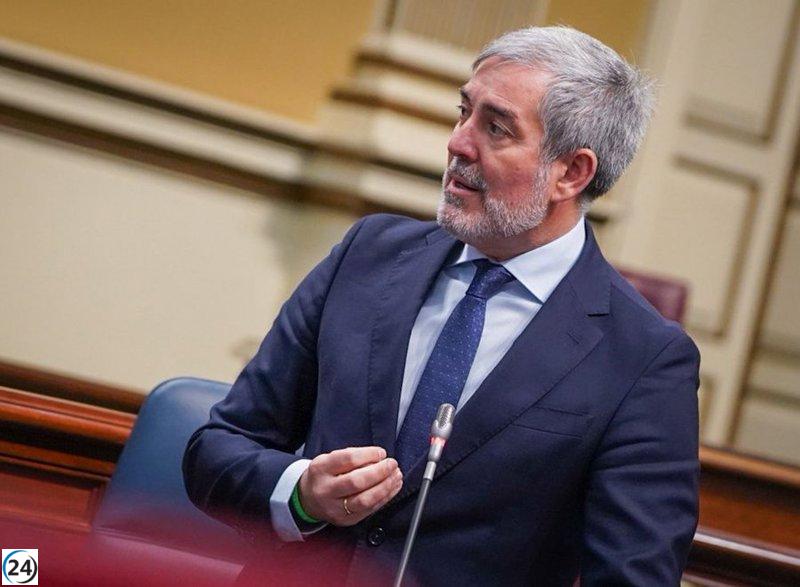 El presidente de Canarias desconcertado por el rechazo a la reforma de la Ley de Extranjería: 