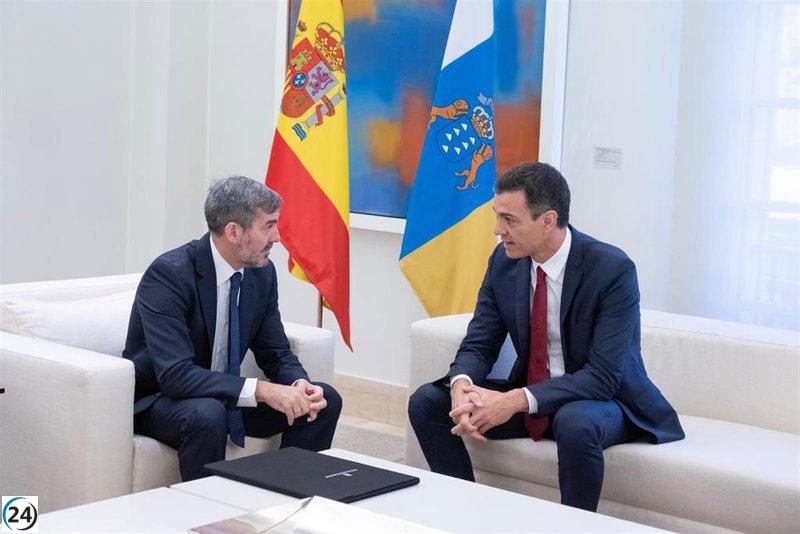 Clavijo busca reunirse con Sánchez en Lanzarote para discutir temas pendientes.