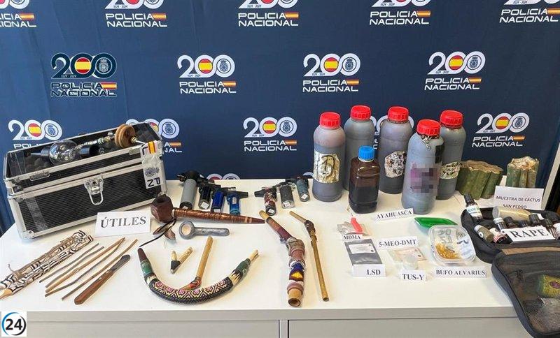 Tres hombres arrestados en Tenerife por practicar rituales con drogas alucinógenas.