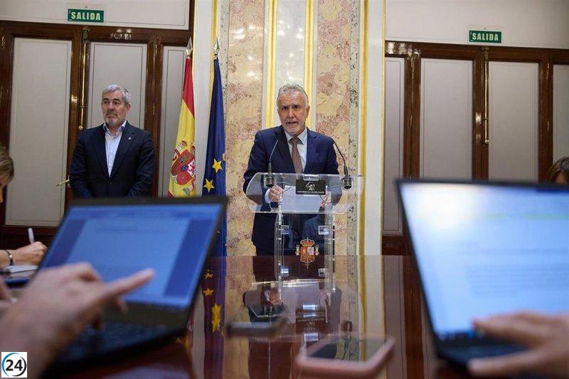 Torres solicita al PP y a los gobiernos de Canarias y Ceuta reanudar las conversaciones sobre la Ley de Extranjería.