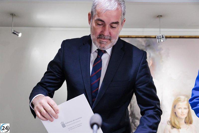 El presidente de Canarias respeta profundamente la situación de Nueva Canarias.
