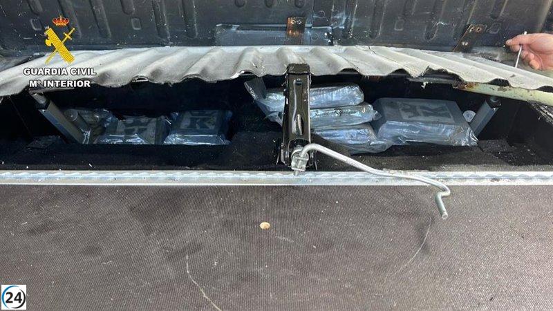 Capturan en Agaete a hombre con más de 66 kg de cocaína en su coche.