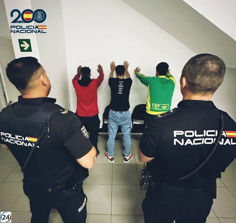 Tres arrestados en Las Alcaravaneras por un atraco violento.