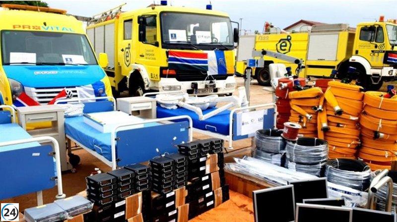 Canarias potenciará la cooperación con Gambia en áreas clave como empleo, seguridad y salud.