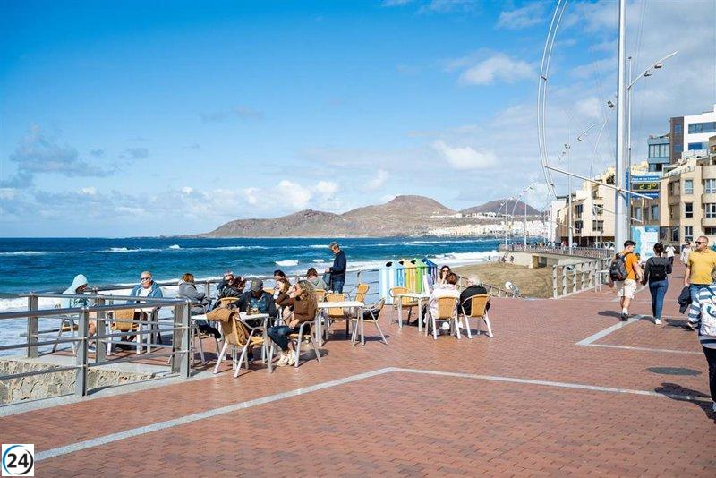 Cielo despejado y clima estable marcan el domingo en Canarias.