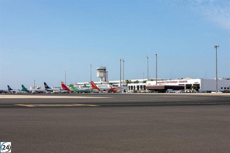 AUGC solicita más personal en el aeropuerto de Lanzarote y un plan de acción ante lesiones de agentes.