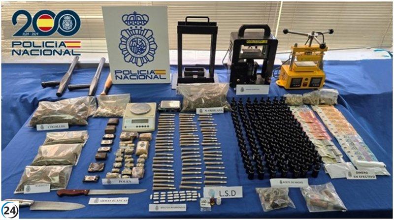 Desmantelan club cannábico que encubría tráfico de drogas en Gran Canaria.