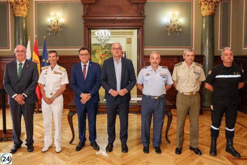 Canarias y Fuerzas Armadas establecen un protocolo para combatir incendios forestales.