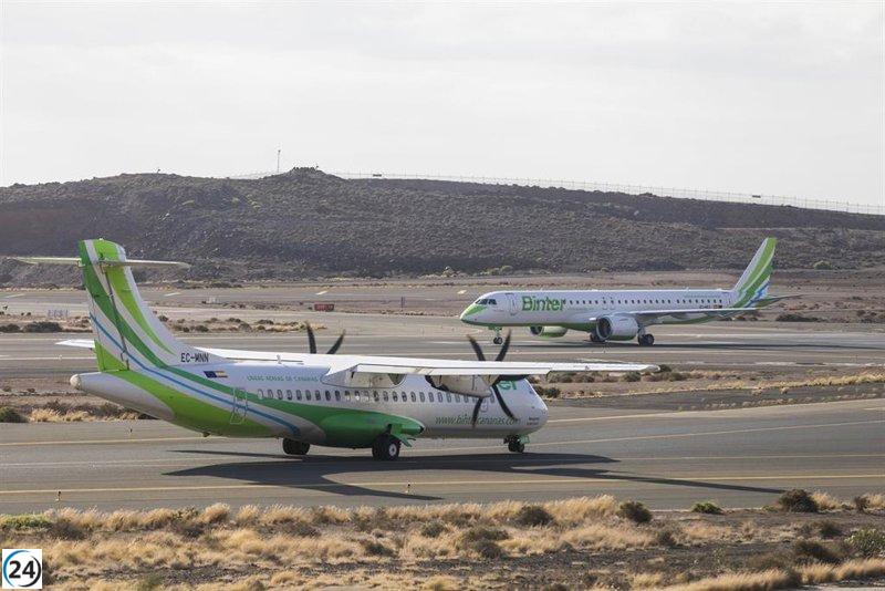 Aeropuertos de Canarias superan los 27 millones de pasajeros en la primera mitad del año, creciendo un 4,8% respecto a 2023.