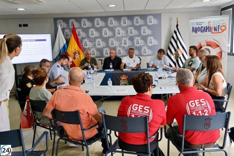 Cuerpos de emergencia demostrarán su pericia en Canarias por el Día Mundial de Prevención de Ahogamientos.