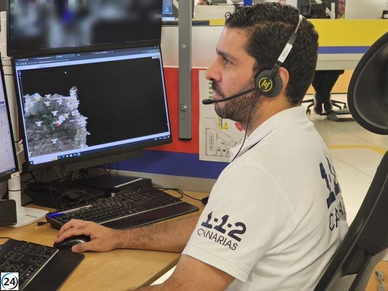 Arrestado por incendiar a su pareja adolescente en Gran Canaria.