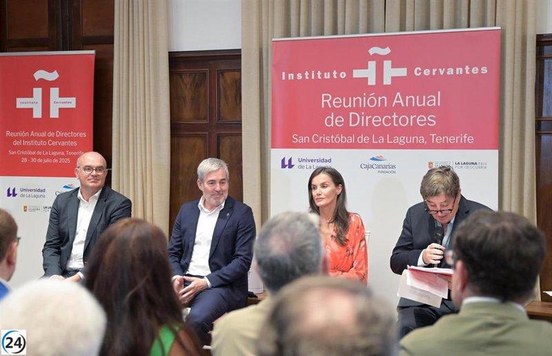 La reina Letizia y el Instituto Cervantes inician en Tenerife su Reunión Anual para discutir futuros desafíos.