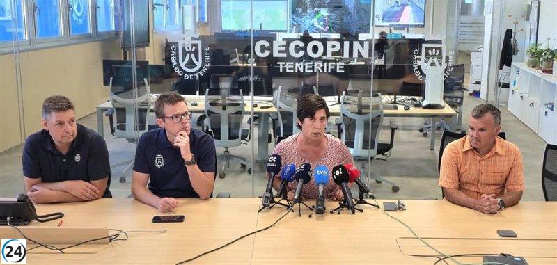 El Cabildo de Tenerife declara controlado el incendio de El Tanque y levanta la emergencia.