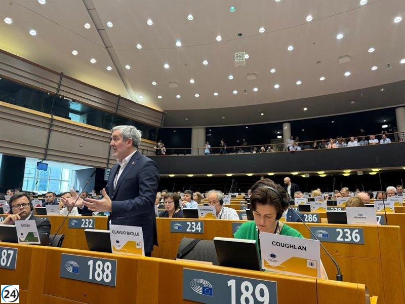 El presidente canario solicita a Von der Leyen protección para los fondos destinados a las RUP.