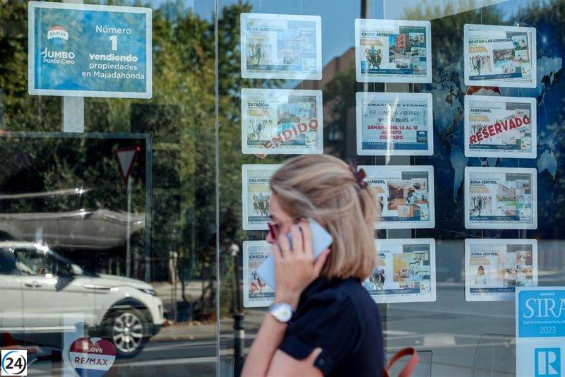 Las transacciones de viviendas alcanzan casi 60,000 en junio, con un incremento del 17,9%.