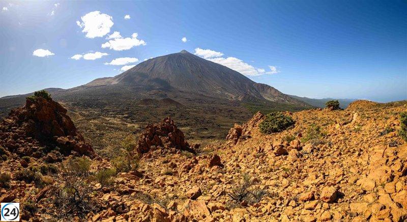 Se registra una intensa actividad sísmica en las Cañadas del Teide con 700 temblores esta madrugada.