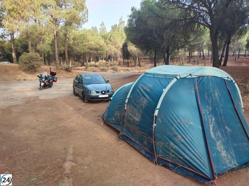 Policía Canaria descubre doce infracciones en bosques de Gran Canaria, incluyendo una por maquinaria chispas.