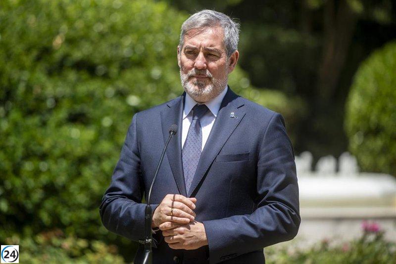 Clavijo afirma que la ley sobre la distribución de menores migrantes beneficia incluso a Baleares.