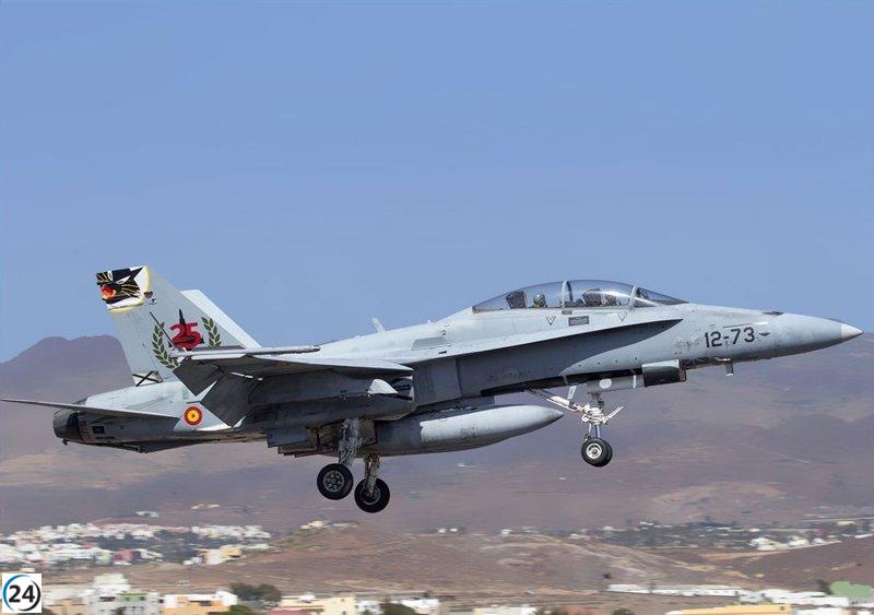 Desde este lunes, el espacio aéreo de Canarias y el Atlántico se transformará en el campo de entrenamiento de la operación 'Eagle Eye 25-03' para fortalecer la defensa nacional.
