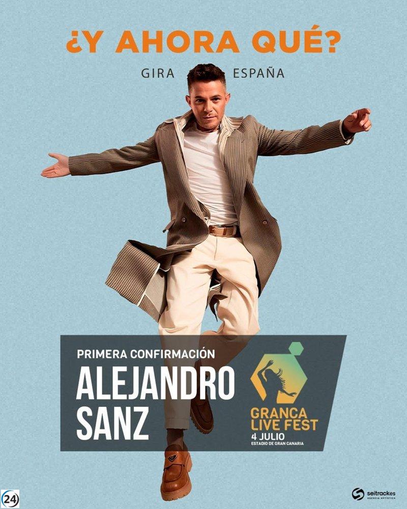 Alejandro Sanz encabeza el cartel del Granca Live Fest 2026.