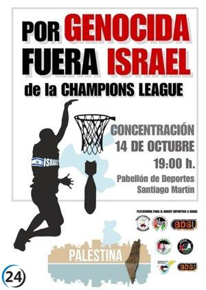 Podemos insta a la La Laguna-Tenerife a no jugar contra el Bnei en la Basketball Champions League.