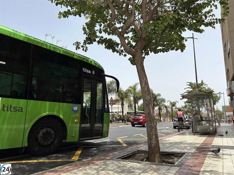 El Cabildo de Tenerife firma contrato de 3,7 millones para mantenimiento de paradas de guaguas por tres años.