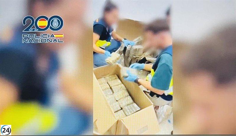 Ocho arrestos en Lanzarote por tráfico de 605 kilos de polen de hachís marroquí.