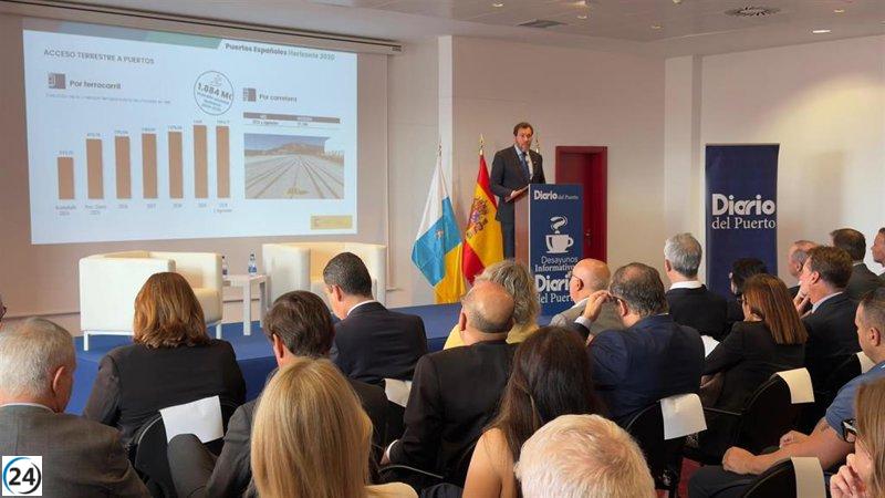 Gobierno destinará 7.000 millones al fortalecimiento del sistema portuario, incluyendo 607 millones para Canarias hasta 2029.