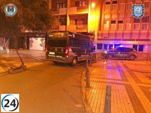 Hombre arrestado tras intensa persecución vehicular en Vegueta, Gran Canaria.