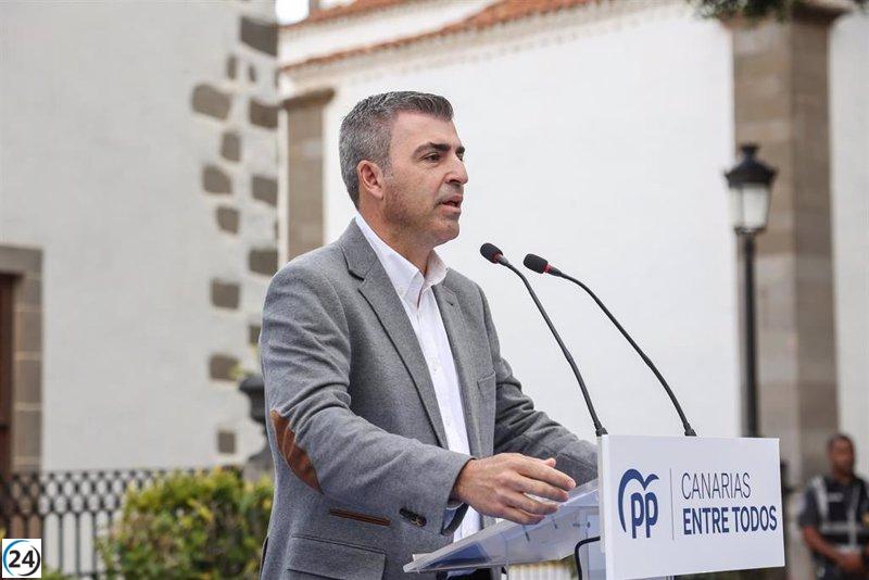 PP propone plan inmediato para abordar la crisis sanitaria en Canarias.