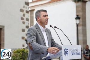 PP propone plan inmediato para abordar la crisis sanitaria en Canarias.