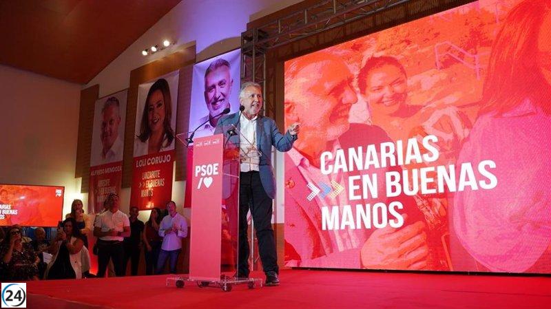 Torres insiste en la importancia de dar continuidad al cambio en Canarias.