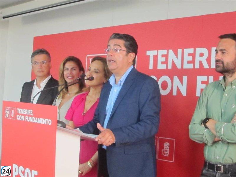 PSOE sigue buscando gobierno en Cabildo Tenerife con CC y PP.