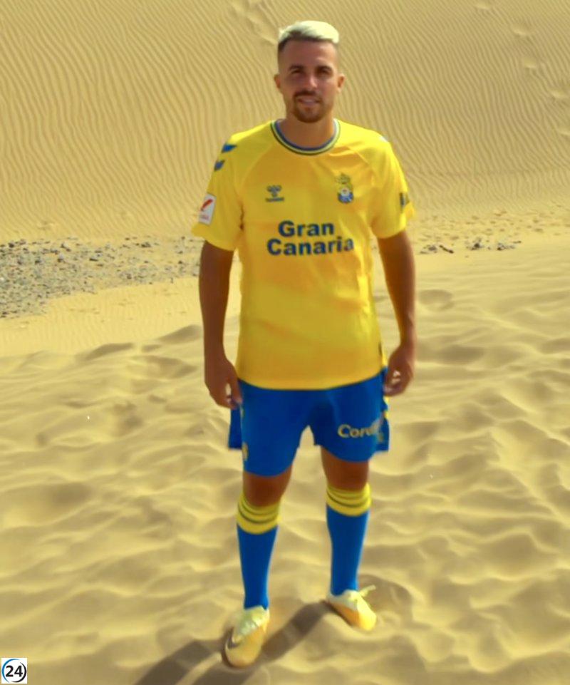 La UD Las Palmas presenta la camiseta que rinde homenaje a las Dunas de Maspalomas en su regreso a Primera División.