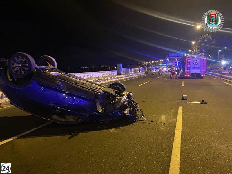 Grave accidente en Gran Canaria deja nueve heridos