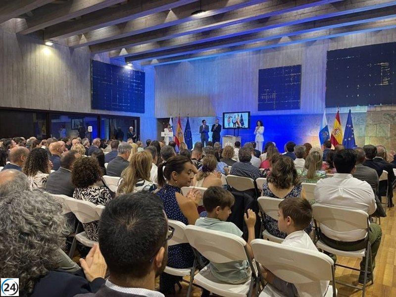 El vicepresidente de Canarias y consejeros asumen sus cargos y el lunes se celebra el primer Consejo.