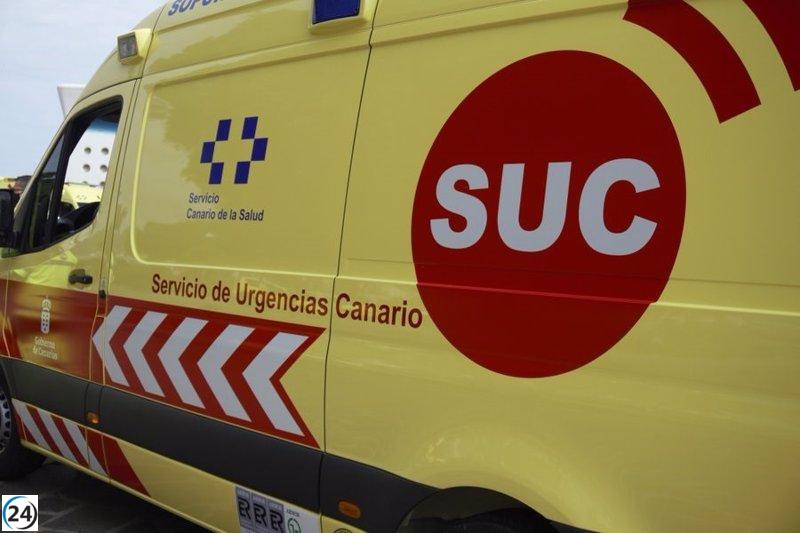 Encuentran cadáver de un hombre en coche caído en el Barranco de Manguía (Lanzarote)