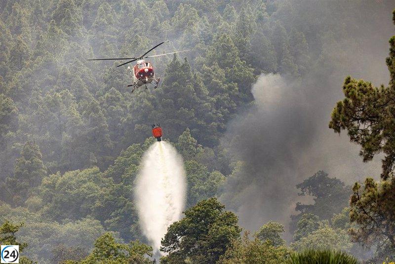 El incendio devora 15.000 hectáreas de Tenerife en Güímar