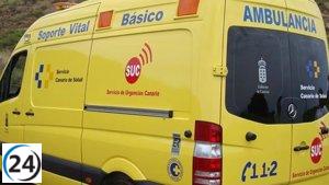 Trágico accidente: motorista fallece tras colisionar con un muro en Granadilla de Abona, Tenerife.