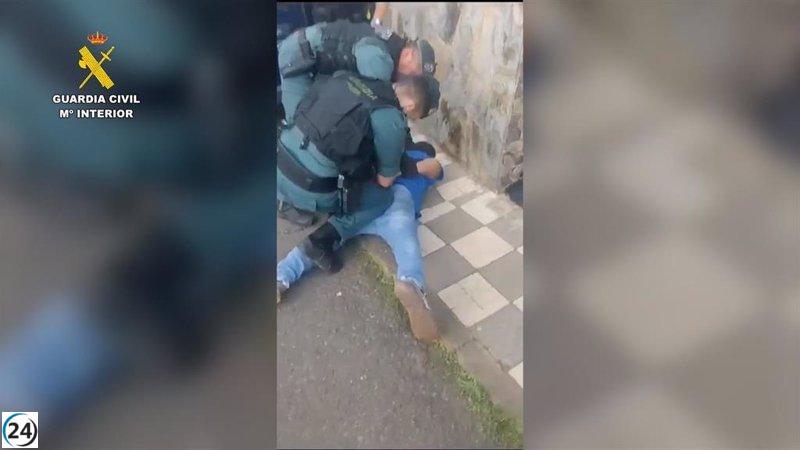 Hombre arrestado por eludir arresto y escapar en un control policial en Valsequillo, Gran Canaria.
